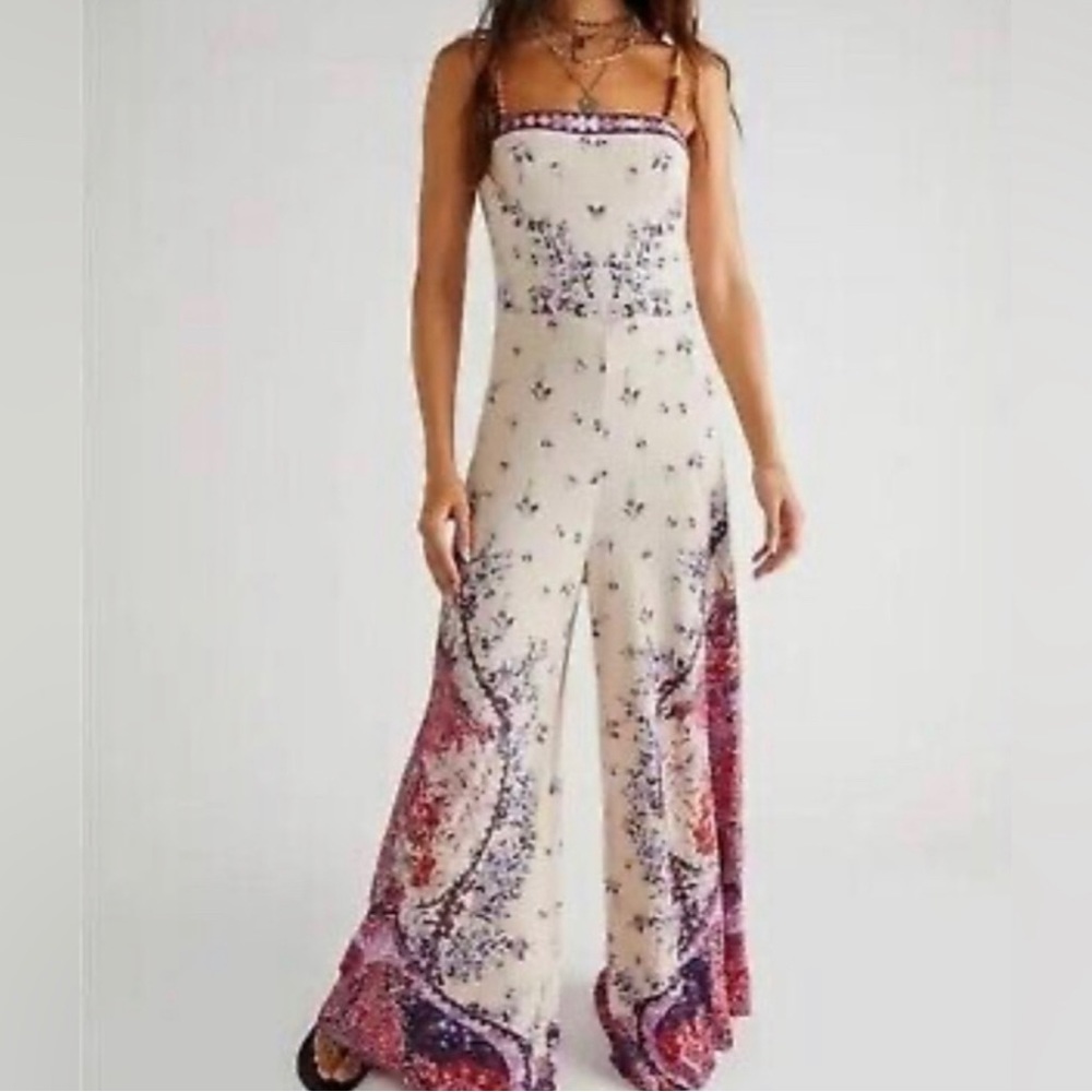 Free People Astrid Jumpsuit Size L NWT